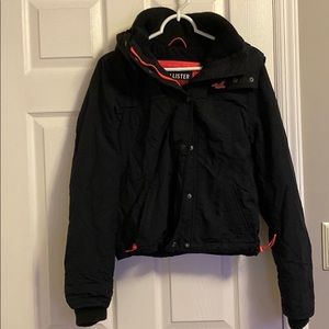 Women/teen black Hollister winter jacket size M